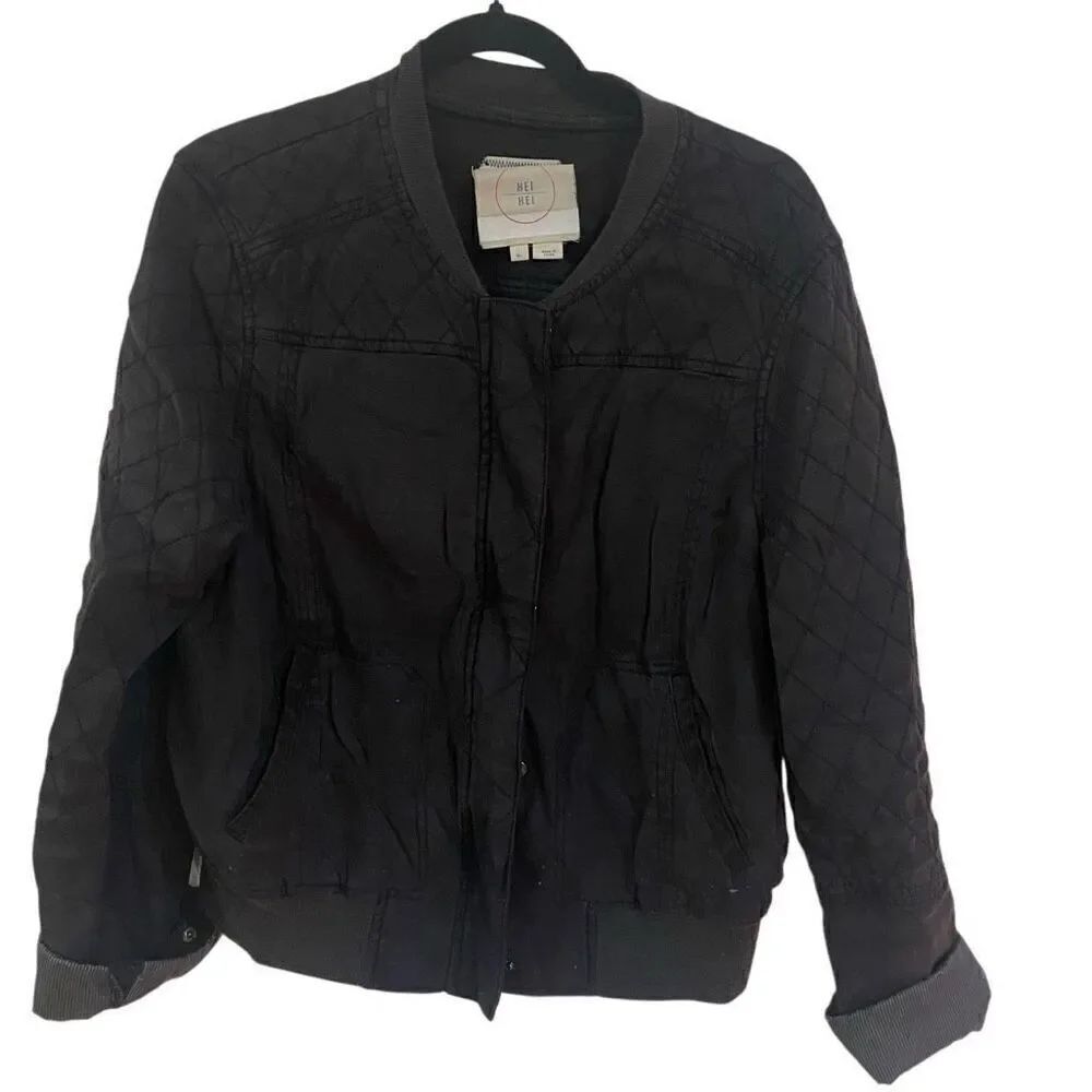 HEI HEI XL black jacket zip up